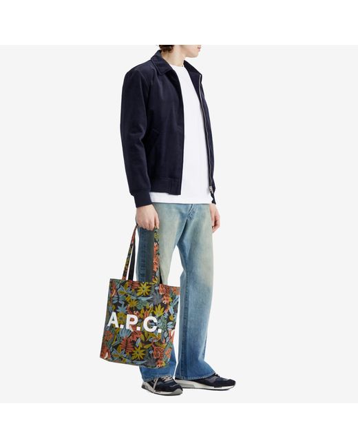 A.P.C. Multicolor Lou Reversible Tote Bag for men