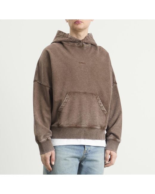Won Hundred Brown Staff Hoodie for men