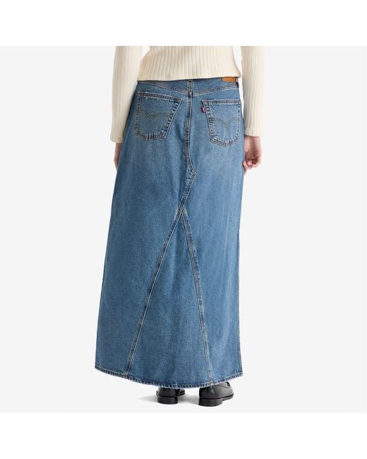 Levi's Blue Levis Iconic Long Skirt