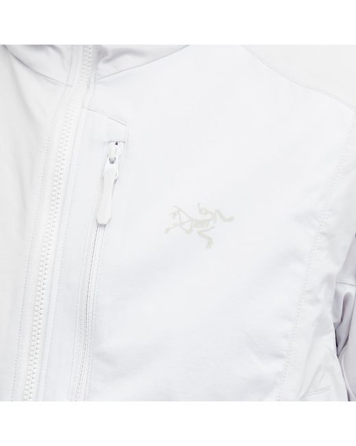 Arc'teryx White Proton Lightweight Hoodie Jacket