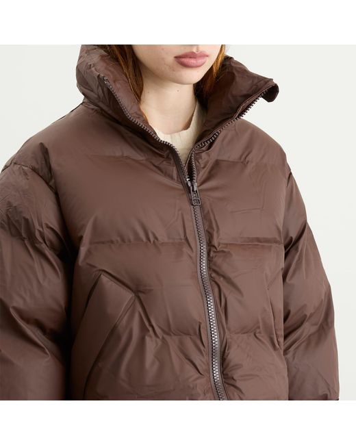 Kassl Brown X Tretorn Hybrid Shelter Short Padded Jacket