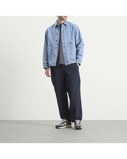 Forét Blue Berry Denim Overshirt for men