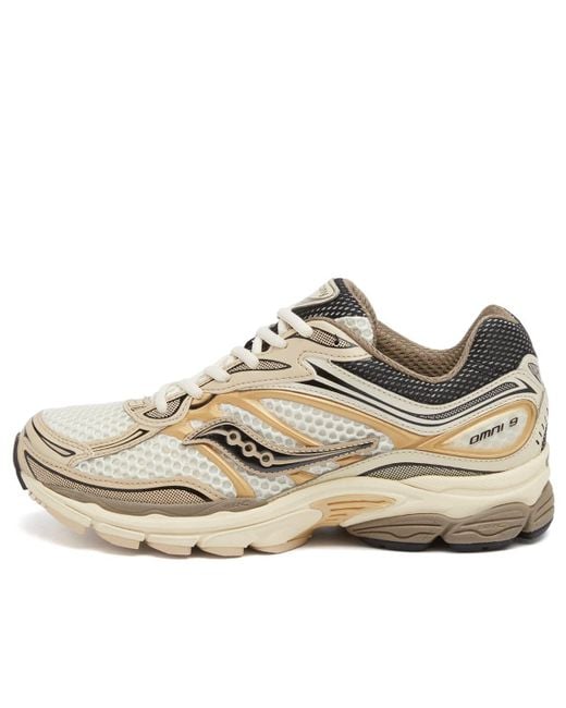Saucony White Progrid Omni 9 Sneakers for men