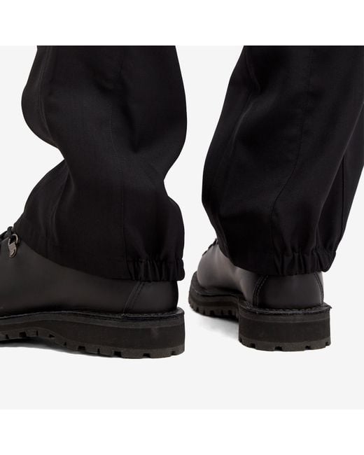 GR10K Black Wool Storage Boot Pants for men