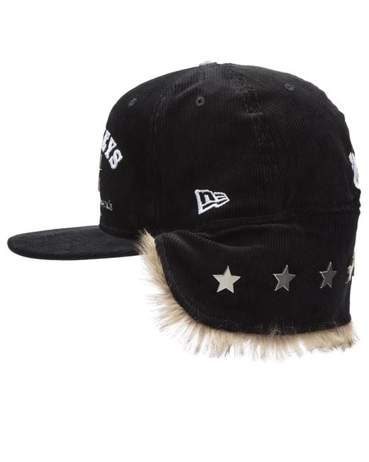 Twojeys Black X New Era 59Fifty Downflap Cap