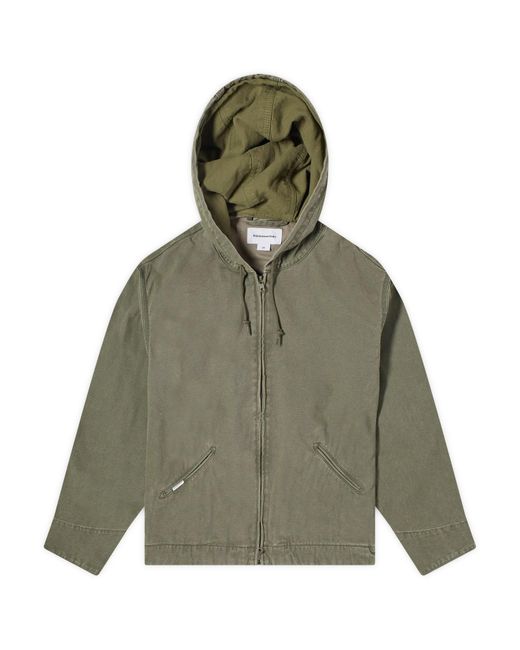 Thisisneverthat Green Washed Carpenter Jacket for men