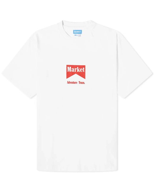 Market White Adventure Team T-Shirt for men