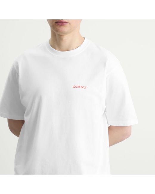 Gramicci White Ice Sculpture T-Shirt for men