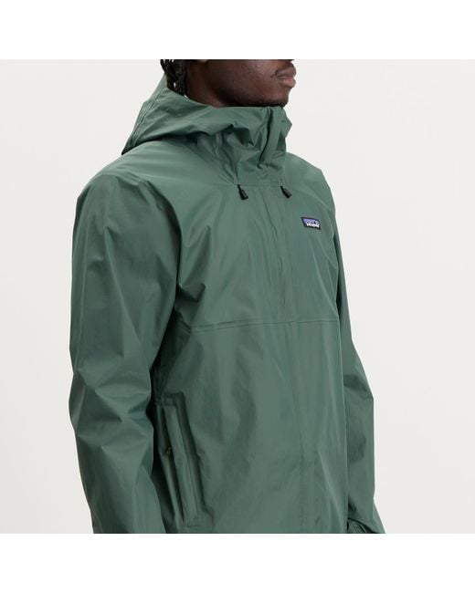 Patagonia Green Torrentshell 3L Rain Jacket for men