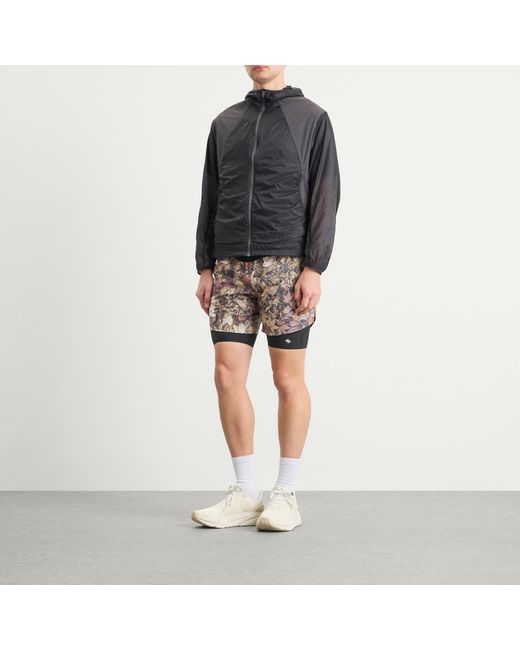 REPRESENT 247 Black Ribbed Half Tights for men