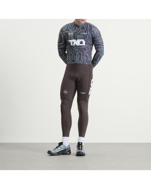 Pas Normal Studios Black T.K.O. Essential Thermal Long Bibs for men
