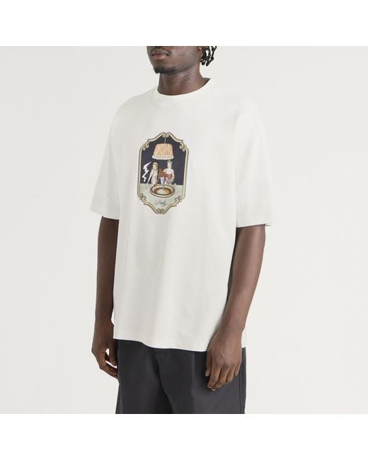 Drole de Monsieur White Casino Scene T-Shirt for men