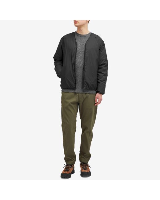 Goldwin V-Neck Zip Down Cardigan in Black for Men | Lyst