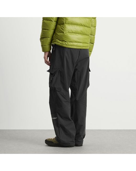 KA_YO_Prototype Gray Parachute Cargo Mix Trousers for men