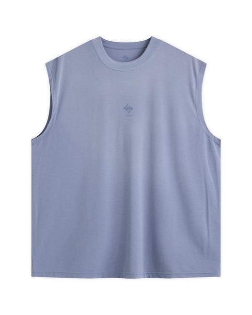REPRESENT 247 Blue Oversized Tank for men