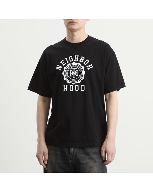 Neighborhood Black Ss-4 T-Shirt for men