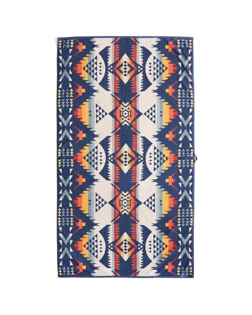 Pendleton Blue Oversized Spa Towel