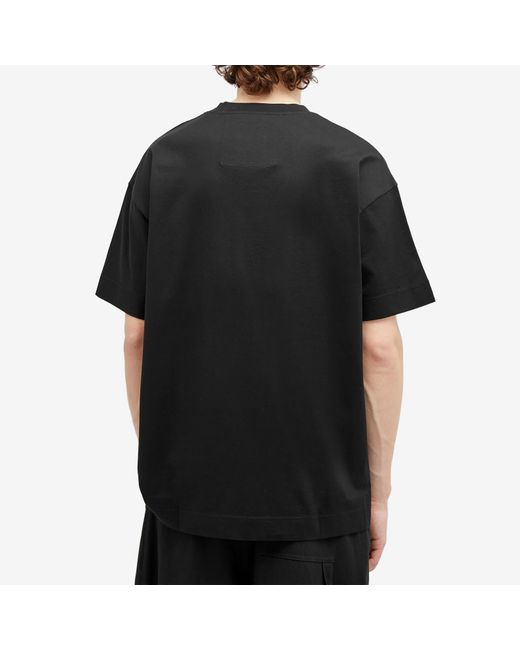 Givenchy Black Paint Logo T-Shirt for men