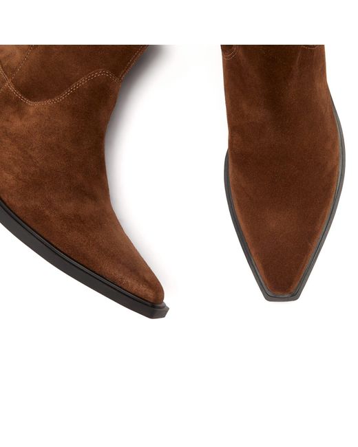 Vagabond Brown Kelsey Pointed Ankle Boot