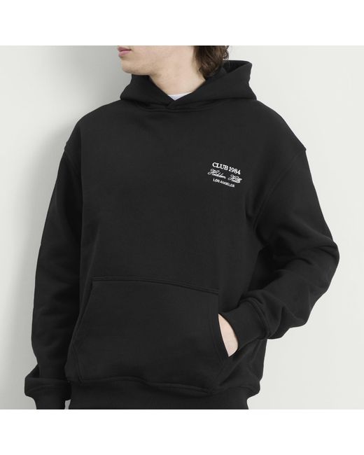 Club 1984 Black Hidden Hills Hoodie for men