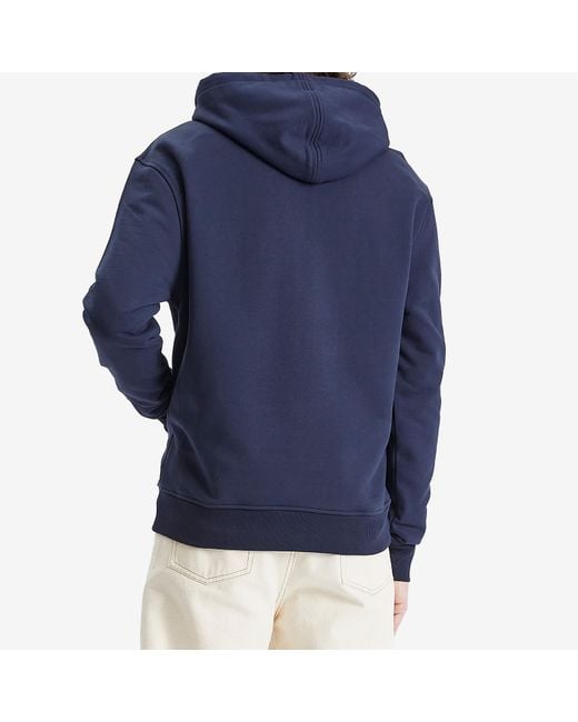 AMI Blue Ami De Coeur Hoodie for men