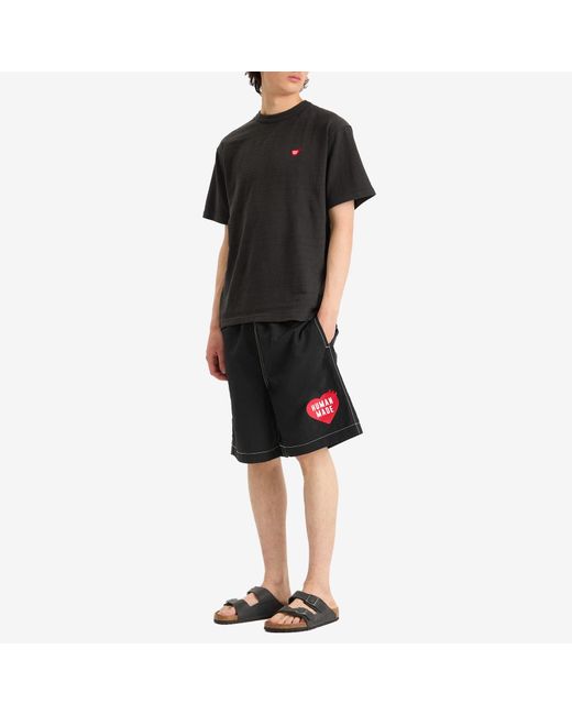 Human Made Heart Swim Shorts in Black for Men | Lyst UK