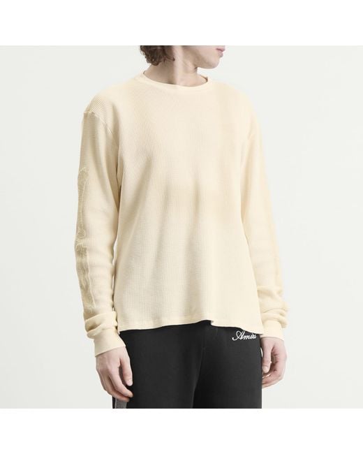 Amiri Natural Bones Long Sleeve T-Shirt for men