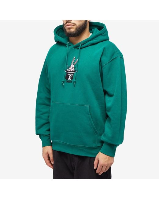 Obey Green Disappear Hoodie for men