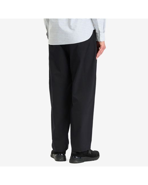 Beams Plus Blue Mini Rip Pleated Trousers for men