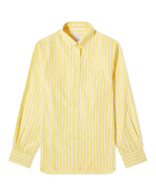 Saks Potts Yellow Williams Stripe Shirt