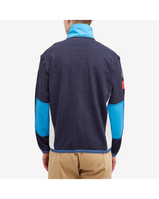 Napapijri Blue Tepees Full-Zip Sweatshirt for men