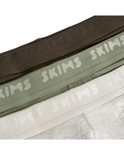 Skims Gray Stretch Boxer Brief 5" for men