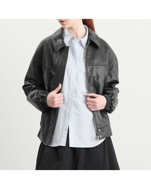 Kijun Black Leather Jacket