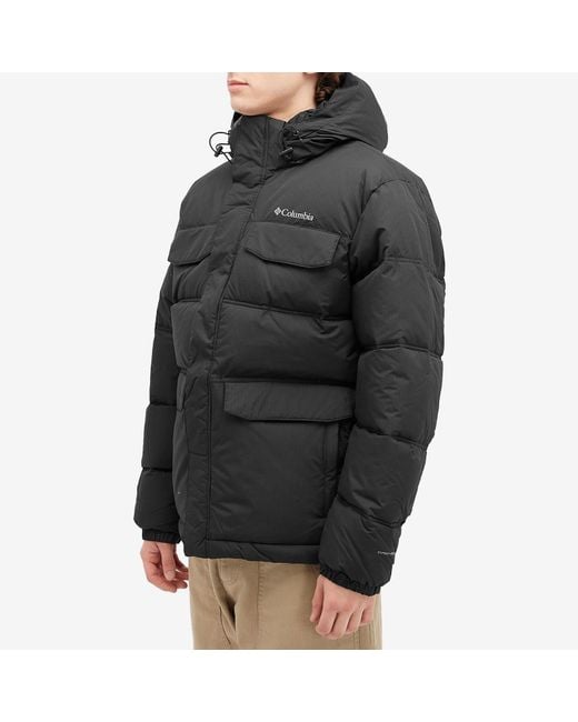 Columbia Black Insulated Puffer Down Jacket for men