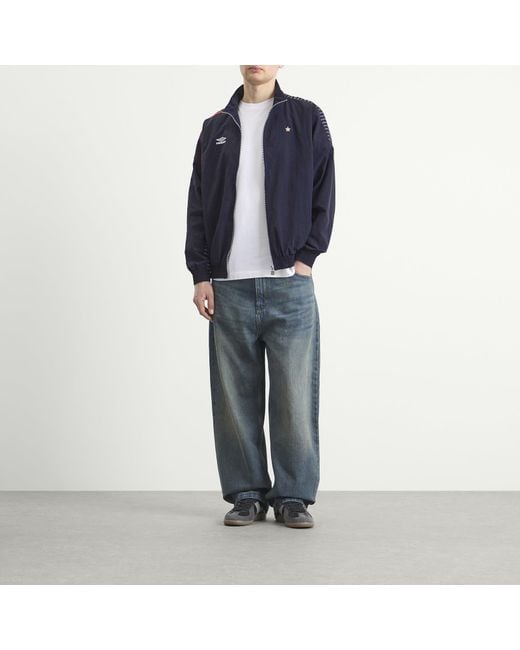 Umbro Blue Relaxed Track Jacket for men