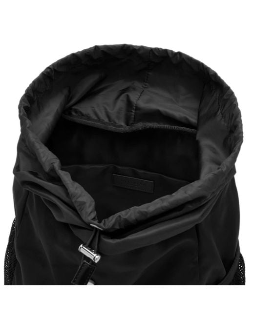 1017 ALYX 9SM Black Buckle Camp Backpack for men