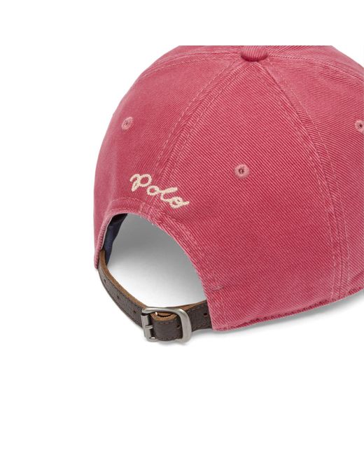 Polo Ralph Lauren Pink Authentic Baseball Cap for men