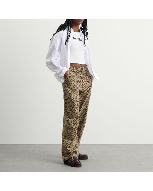 SUNDAYFRUITMARKET Green Sun Cargo Pants