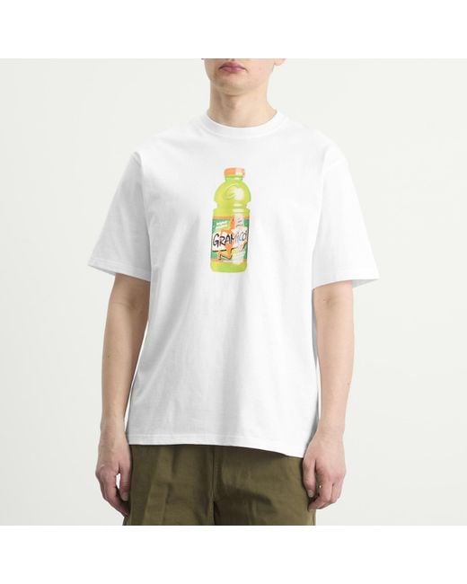 Gramicci White Quencher T-Shirt for men