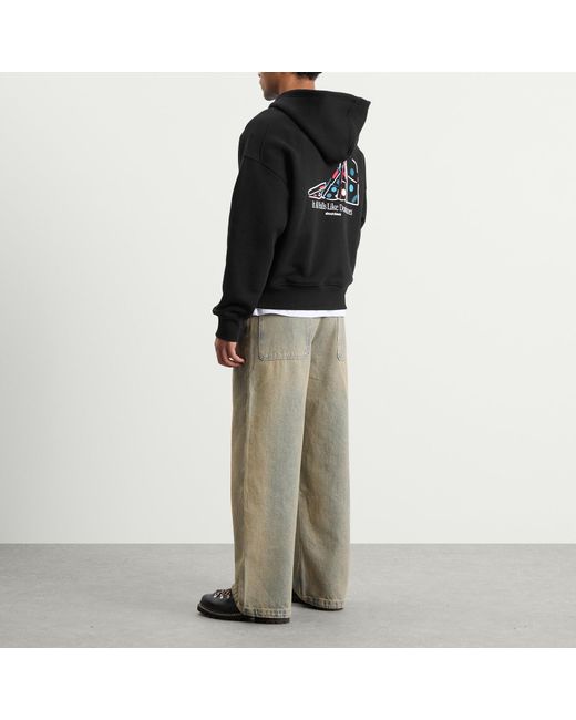 About Blank Black End. X Dominoes Zip Hoodie for men
