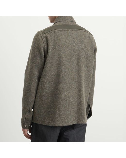 Rick Owens Green Brad Wool Jacket for men