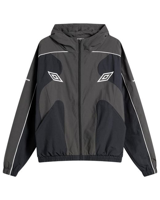 Umbro by Slam Jam Black Guarding Masked Tracksuit Top for men