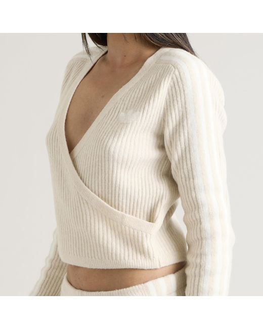 Adidas Natural X Jennie Knit Wrap Cardigan