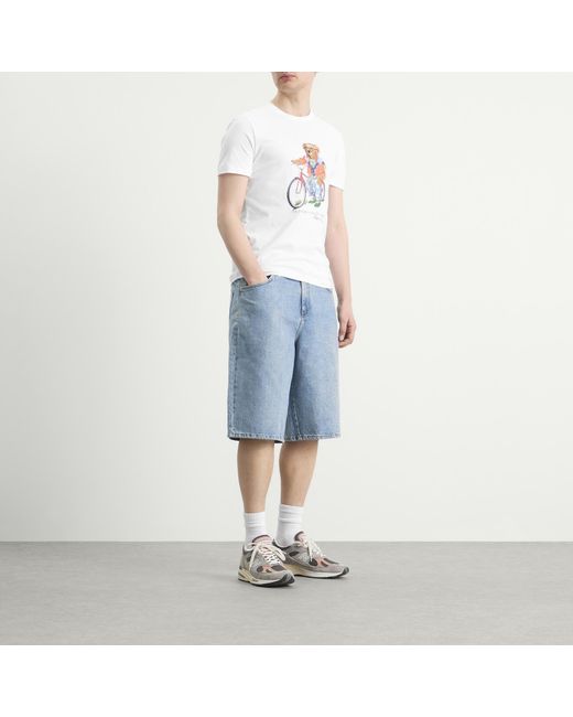 Polo Ralph Lauren White Summer Bear T-Shirt for men