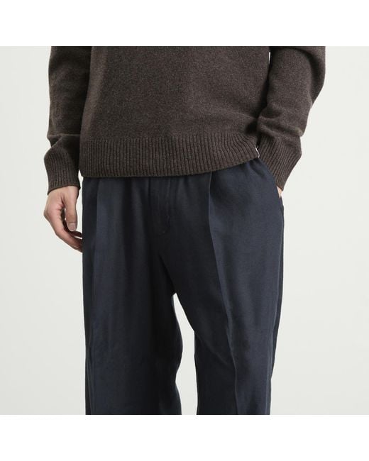 NN07 Blue Kay Pleated Trousers for men