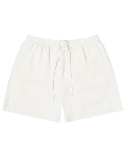 Samsøe & Samsøe White Maren String Linen Shorts