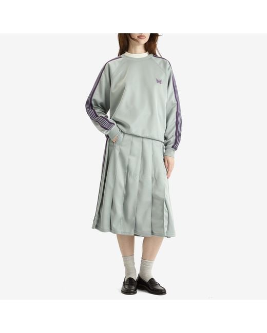 Needles Green Track Crew Neck Sweatshirt