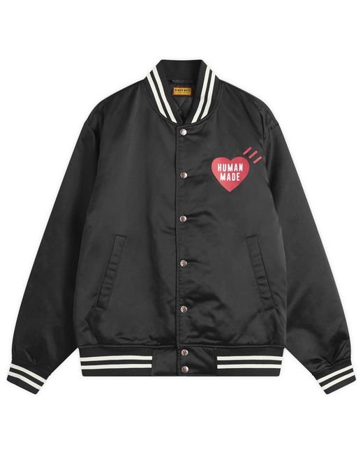 Human Made Black Nylon Stadium Jacket for men
