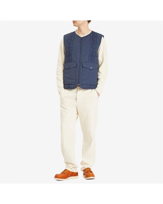 Oliver Spencer White Drawstring Trousers for men