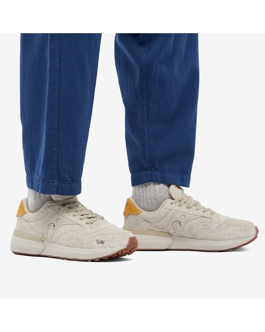 Saucony White X Universal Works Jazz Nxt Sneakers for men